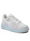 Buty sportowe damskie - Nike Buty AF1 Crater Flyknit (GS) DH3375 101 Szary - miniaturka - grafika 1