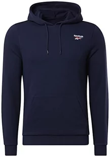 Reebok Męska bluza z kapturem z logo French Terry - Bluzy męskie - miniaturka - grafika 1