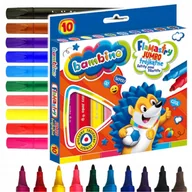 Przybory szkolne - BAMBINO PISAKI JUMBO TRÓJKĄTNE 10 KOL. - miniaturka - grafika 1