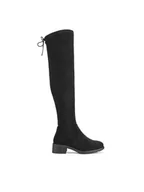 Kozaki damskie - Jenny Fairy Muszkieterki WS6500-01 Czarny - miniaturka - grafika 1