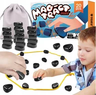 Zabawki kreatywne - MAGNETYCZNA gra planszowa strategiczna MAGNETYCZNE KAMIENIE SZACHY 20 sztuk - miniaturka - grafika 1