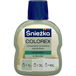 Pigment Colorex Śnieżka 100ml 41. zielony - Farby zewnętrzne - miniaturka - grafika 2