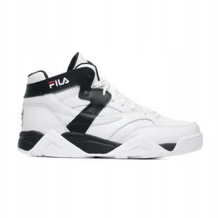 Buty Fila M-squad mid, wysokie męskie czarno-białe FFM0212-13036 42 - Buty sportowe męskie - miniaturka - grafika 1