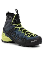 Buty trekkingowe męskie - Salewa Trekkingi Ms Wildfire Edge Mid Gtx GORE-TEX 61350-8971 Granatowy - miniaturka - grafika 1