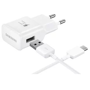 Samsung Fast charge White ładowarka sieciowa USB-C - Ładowarki do telefonów - miniaturka - grafika 1