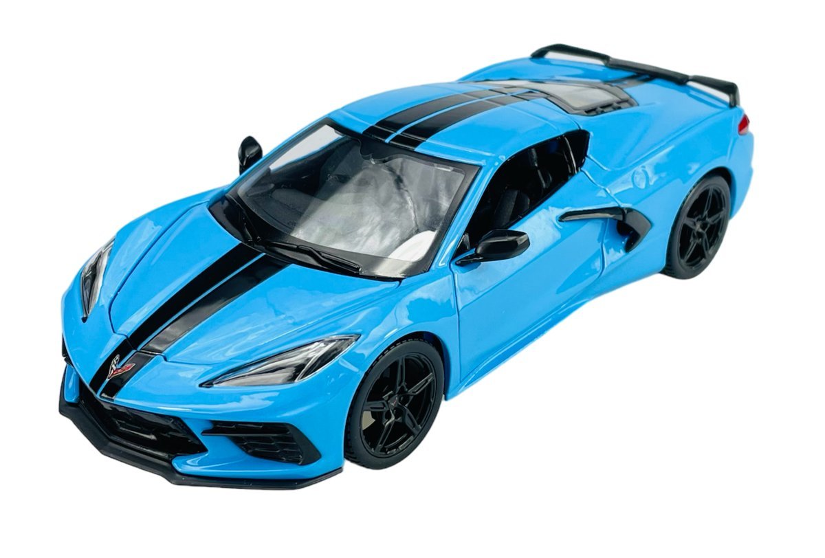 MAISTO 2020 CHEVROLET CORVETTE STINGRAY COUPE Z51 NIEBIESKI 1:24 31527