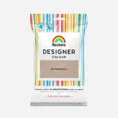 Farby wewnętrzne - Beckers Farba lateksowa Designer Colour TESTER Wonderful 0,05 l - miniaturka - grafika 1