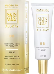 Flos-Lek Skin Care Expert All Day Krem multifunkcyjny BB 5w1 50ml FLOS-LEK - Kremy BB - miniaturka - grafika 2