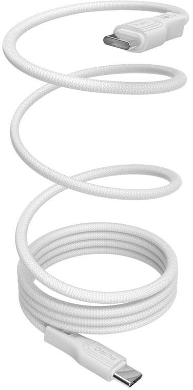 Kabel Puro Magnetic USB-C - USB-C 60W USB 3.2 20 Gbps 1m magnetyczny - biały