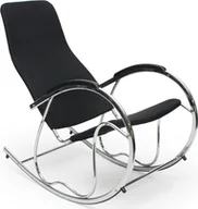 Fotele - Profeos Bujany fotel do salonu Belix - czarny - miniaturka - grafika 1