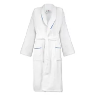 Szlafroki damskie - Szlafrok Frotte Milano Hotelowy biały XXL 100% bawełniany 400g/m2 - miniaturka - grafika 1