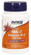 Witaminy i minerały - Now Foods Witamina K2 MK-7 100mcg 60veg kaps - suplement diety USA - miniaturka - grafika 1