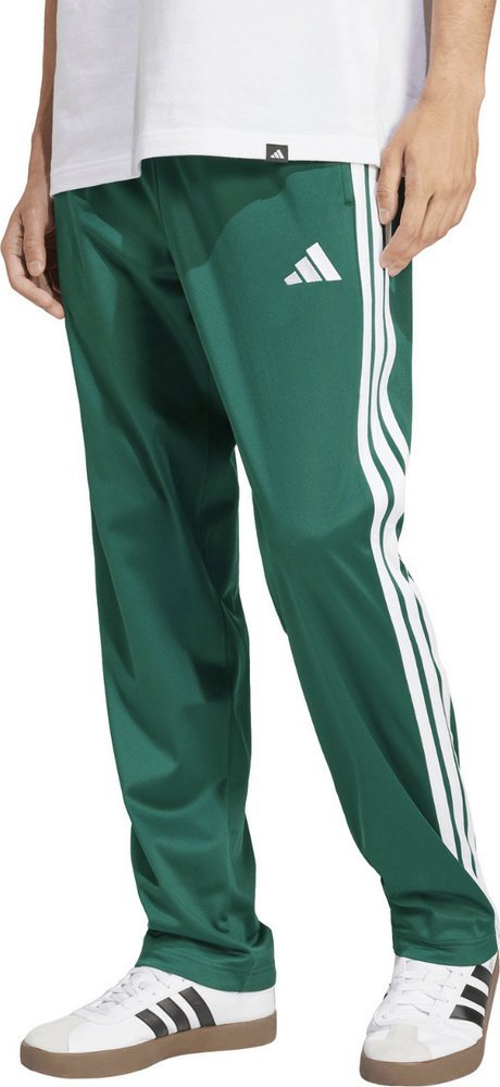 Adidas Spodnie męskie adidas 3-Stripes Tricot Regular-Fit Open Hem zielone JI8806 3XL