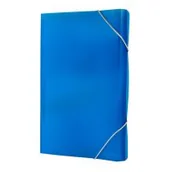 Teczki i skoroszyty - Tetis Teczka harmonijkowa PP z gumką narożną A4 13 przegród BT621-N niebieska 8347 - miniaturka - grafika 1