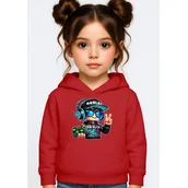 Bluzy dla dziewczynek - BLUZA DZIECIĘCA Z KAPTUREM ROBLOX GRACZ 104 DLA DZIECKA PREZENT - miniaturka - grafika 1