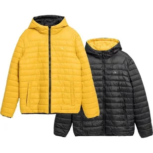 Kurtka puchowa dwustronna męska 4FAW23TDJAM242 4F - Kurtki i kamizelki sportowe męskie - miniaturka - grafika 1