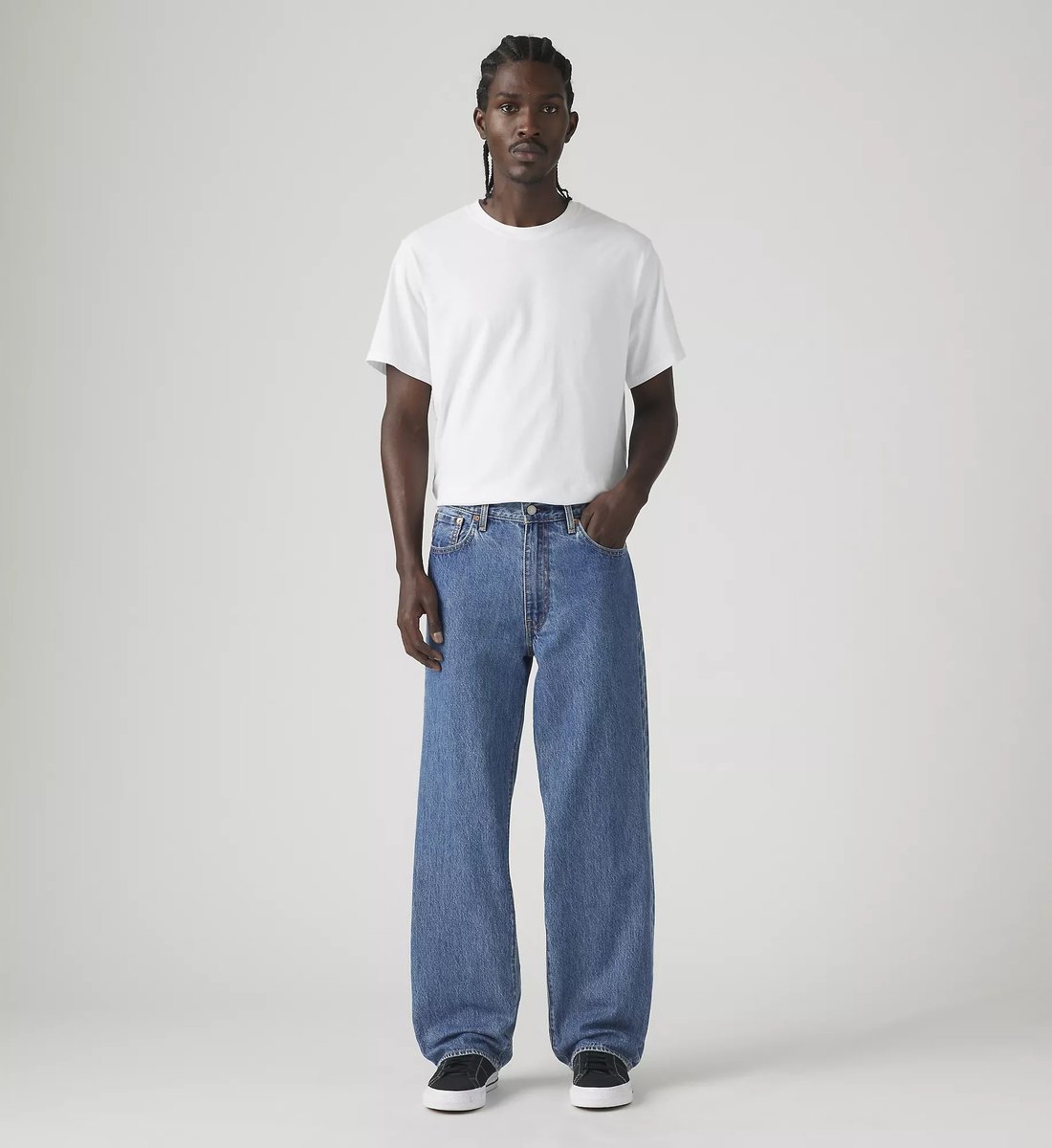 LEVI'S LUŹNE JEANSY MĘSKIE 100BAWEŁNA NIEBIESKIE KLASYCZNE 33/32 7CA