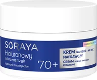 Kremy do twarzy - Soraya, Hialuronowy Mikrozastrzyk Pro Matrix, Krem Naprawczy 70+, 50 ml - miniaturka - grafika 1