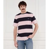 Koszulki męskie - Gant T-shirt Bar | Regular Fit - miniaturka - grafika 1