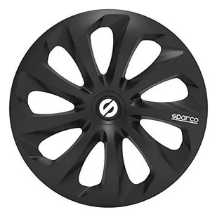 Sparco Sicilia SPC1570BK 4 kołpaki na koła o średnicy 15 cali, czarne SPC1570BK - Akcesoria do elektronarzędzi - miniaturka - grafika 2