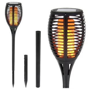 ProGarden Pochodnia SOLARNA lampa lampka ogrodowa ekologiczna wbijana LED 58 cm PŁOMIEŃ 339230 - Lampy ogrodowe - miniaturka - grafika 1