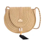 Torebki damskie - Don Algodon - Damska torba na ramię - Torba plażowa damska - Torebka damska letnia - Torba z rafii - Torba plażowa damska - Wiklinowa torebka damska ręcznie robiona idealna na plażę, Coimbra, - miniaturka - grafika 1
