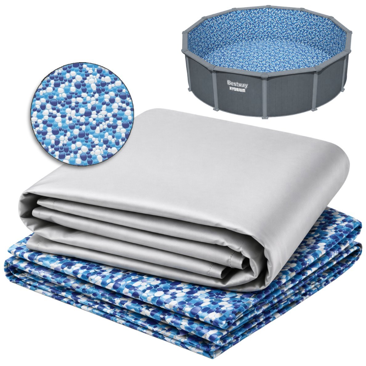 Bestway niecka wkład wewnętrzny basenowy poszycie do basenu  561cs 549x132