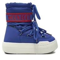Buty dla chłopców - Śniegowce Moon Boot Junior Park Boot 80D3440020 Niebieski - miniaturka - grafika 1
