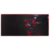 Podkładki pod mysz - Podložka pod myš, Noob XL, herní, czarno-czerwona, 900 x 400 x 3 mm, Marvo - miniaturka - grafika 1