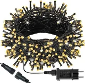 Oświetlenie świąteczne - Lampki choinkowe Springos Lampki choinkowe 500 led ciepły biały + zimny biały flash 27,5 m oświetlenie IP44 UNIWERSALNY - miniaturka - grafika 1