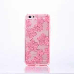 Etui na telefon komórkowy Mandala dla Apple iPhone 6 / 6s Etui ochronne z motywem kwiatów Pokrowiec na torbę Bumper Pink - Etui i futerały do telefonów - miniaturka - grafika 1