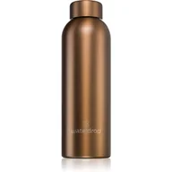 Butelki dla niemowląt - Waterdrop Thermo Steel Metal butelka na wodę ze stali nierdzewnej kolor Bronze Brushed 600 ml - miniaturka - grafika 1