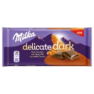 Czekolada - CZEK MILKA DARK 85G SALT CARAMEL - miniaturka - grafika 1