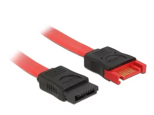 Delock Przedłużacz SATA 30cm Czerwony 83953 - Kable komputerowe i do monitorów - miniaturka - grafika 1
