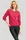 Miękki, ażurowy sweter w różowym kolorze - Greenpoint