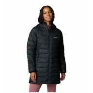 Kurtki i kamizelki sportowe damskie - Damski płaszcz zimowy Columbia Powder Lite™ II Mid Jacket Rozmiar: S / Kolor: czarny - miniaturka - grafika 1