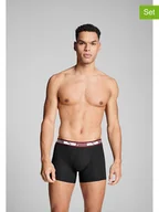 Majtki męskie - Puma Bokserki (2 pary) w kolorze czerwono-czarnym - miniaturka - grafika 1