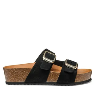 Klapki Geox D Brionia H D551DA 00022 C9999 Czarny - Klapki i japonki damskie - miniaturka - grafika 1