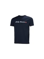 Koszulki męskie - Koszulka HELLY HANSEN CORE GRAPHIC T 2.0 granatowy S - miniaturka - grafika 1