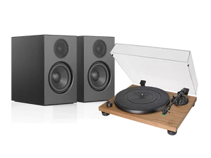 Audio-Technica AT-LPW40WN (orzech) + A28 (czarny) - Zestawy stereo - miniaturka - grafika 1