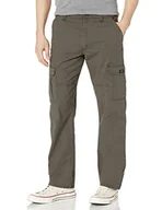 Spodenki męskie - Wrangler Authentics męskie spodnie cargo o luźnym kroju ze stretchem, Ciemny oliwkowy, 33W / 30L - miniaturka - grafika 1