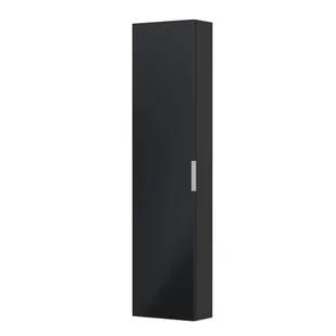 Słupek łazienkowy Oristo Etna Compact 40x160x17 cm czarny mat OR52-SB1D-40-8 - Szafki łazienkowe - miniaturka - grafika 1