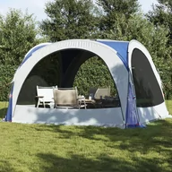 Namioty - vidaXL Namiot imprezowy, niebieski, 360x360x215 cm, tafta 185T - miniaturka - grafika 1