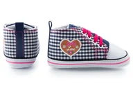 Buty dla dziewczynek - Buciki niemowlęce Playshoes niechodki-18 - miniaturka - grafika 1