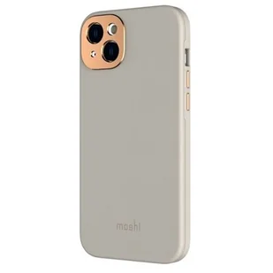 Moshi Etui Napa Slim MagSafe do iPhone 14 Plus szary - Etui i futerały do telefonów - miniaturka - grafika 1