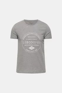 Koszulki męskie - LEE COOPER T-shirt - Szary jasny - Mężczyzna - XL (XL) - 30045-505 - grafika 1