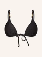 Stroje kąpielowe - Seafolly Góra Od Bikini Trójkątnego Palermo schwarz - miniaturka - grafika 1