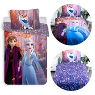 Pościel dla dzieci - DISNEY Kraina Lodu DWUSTRONNA, bawełniana pościel dziecięca na zamek, 100% BAWEŁNA 140x200cm+70x90cm OEKO-TEX - miniaturka - grafika 1