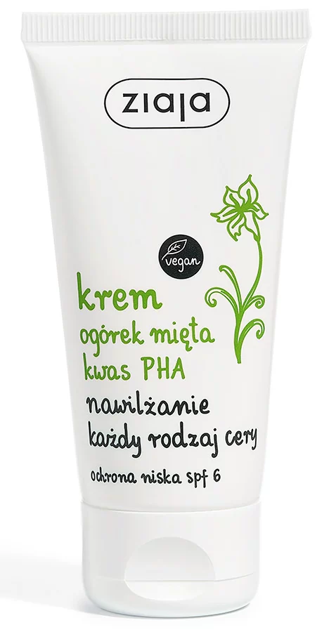 Ziaja Ogórek Krem nawilżający SPF6 50ml