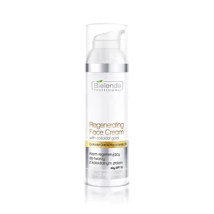 Bielenda Regenerating Face Cream Regenerujący Krem do twarzy z koloidalnym złotem SPF10 150ml - Kremy do twarzy - miniaturka - grafika 1